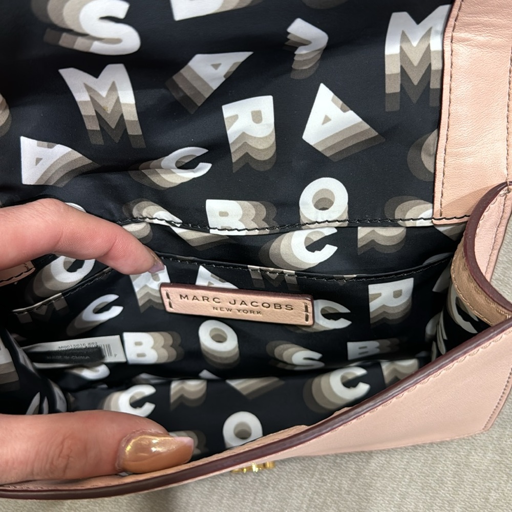NEW Marc Jacobs Pink Mini Double Take Leather Crossbody Bag - Picture 11 of 14
